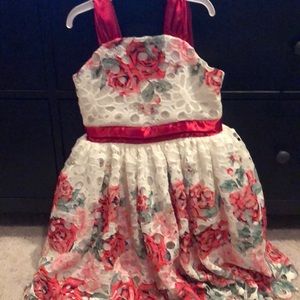 little girl fancy lace dress